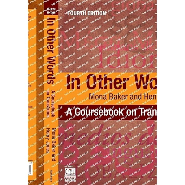 Amazon.com: In Other Words: A Coursebook on Translation