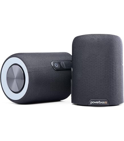 Kove 2 Casse Bluetooth Portatili: Subwoofer Wireless Con Microfono &ndash; Boom Box Per Interni Ed Esterni