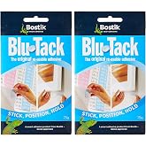 Blu-Tack LLC Reusable Adhesive 75g (2-Pack)