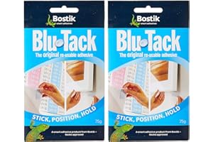 Blu-Tack LLC Reusable Adhesive 75g (2-Pack)