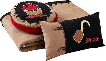 Amazon Com Cilek Pirate Comforter Set Twin Brown Kitchen Dining