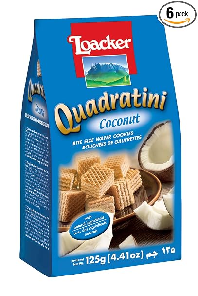 Loacker wafer qudrtni cocnut 125g (076580005926)