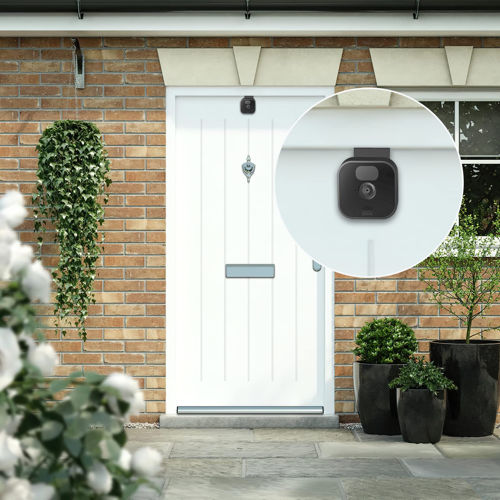 PUUUCI Door/Gutter Mount for Blink Indoor/Outdoor Camera(4th/3rd Gen) & Blink XT2/XT Camera - Blink Security Camera Mounting Accessories for Home/Apartments/Business, No Drilling, No Damage