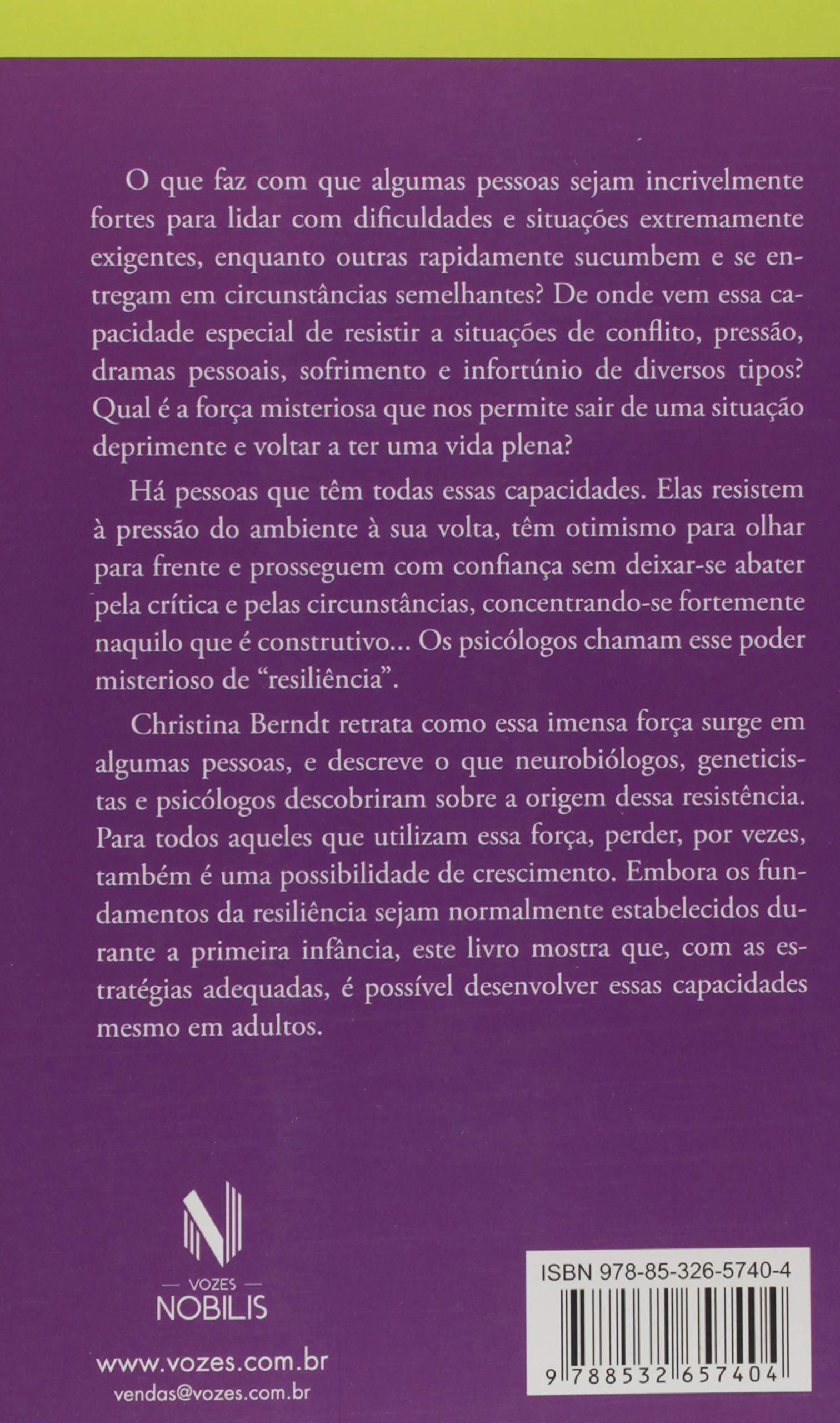 Livro 'Resiliência' por Christina Berndt