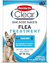 Bob Martin Clear Flea Treatment Small Dogs & Puppies 3 Tablets 11kg