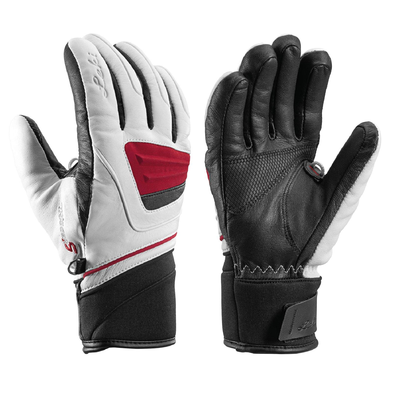 Leki Goods, white red,