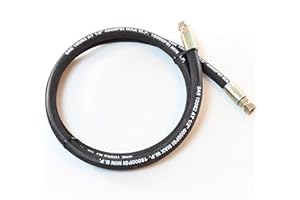 RuggedMade 1/2" ID x 81" High Pressure Hydraulic Hose 4000 PSI Female x Female 1/2 Inch Fittings
