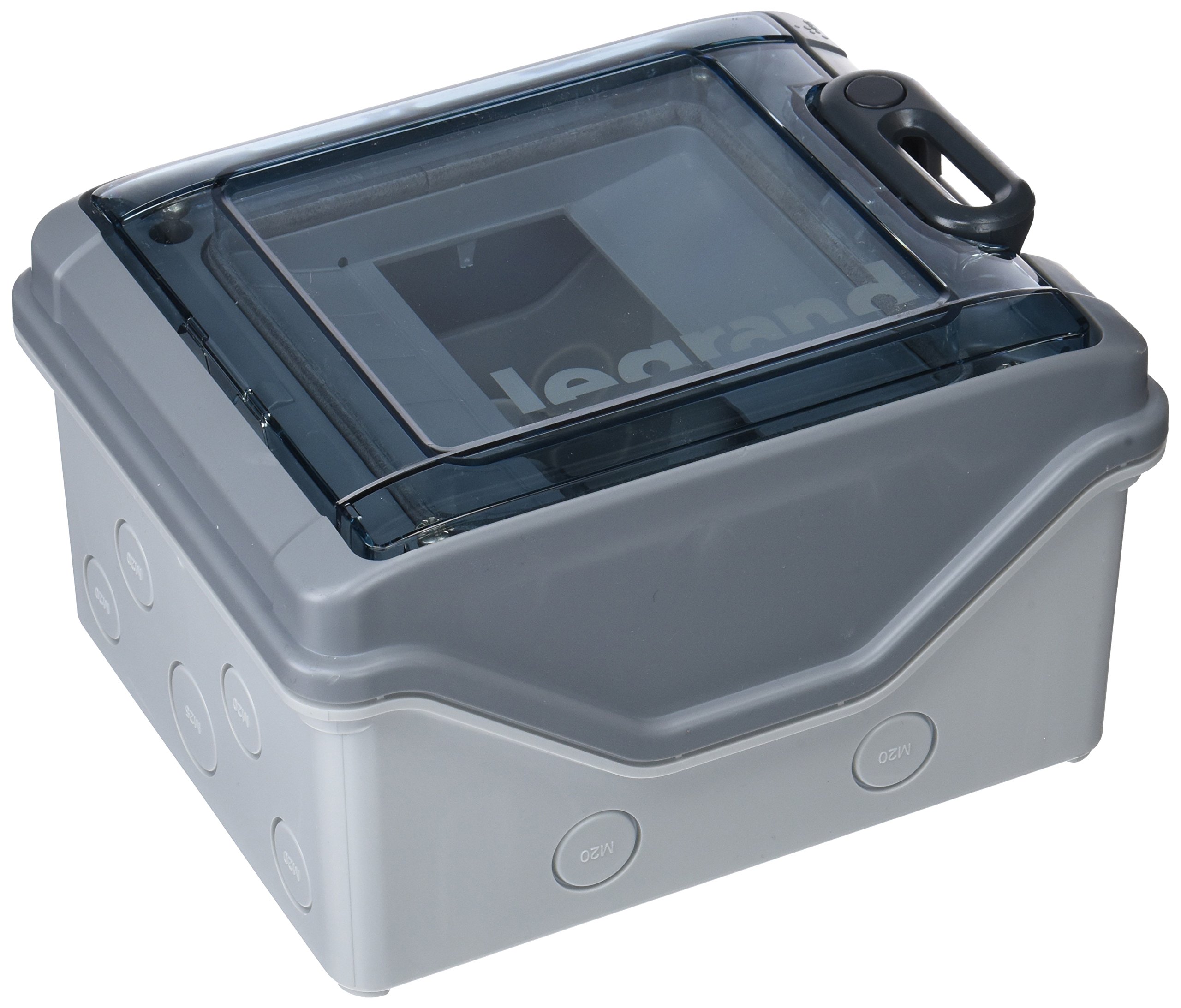 Legrand surface-mounted distributor, IP65 IK09, 1-row, 6TE, 200 x 164 x 115.6 mm, 601976