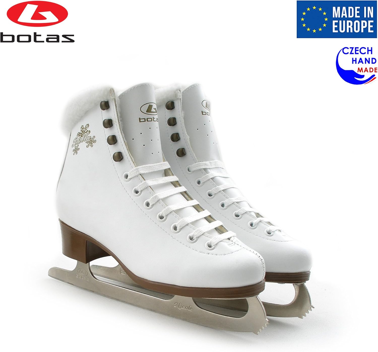 Botas - Models: Stella, Regina, Robin/Figure Ice Skates for Women, Men, Girls, Boys, Kids/Nicole Blades : Sports & Outdoors
