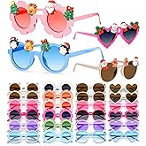 Sumsun 16/24 Pairs Kids DIY Sunglasses Party Favors Kids Sunglasses Bulk Girls Boys Age 3-8 with UV400 for Birthday Party