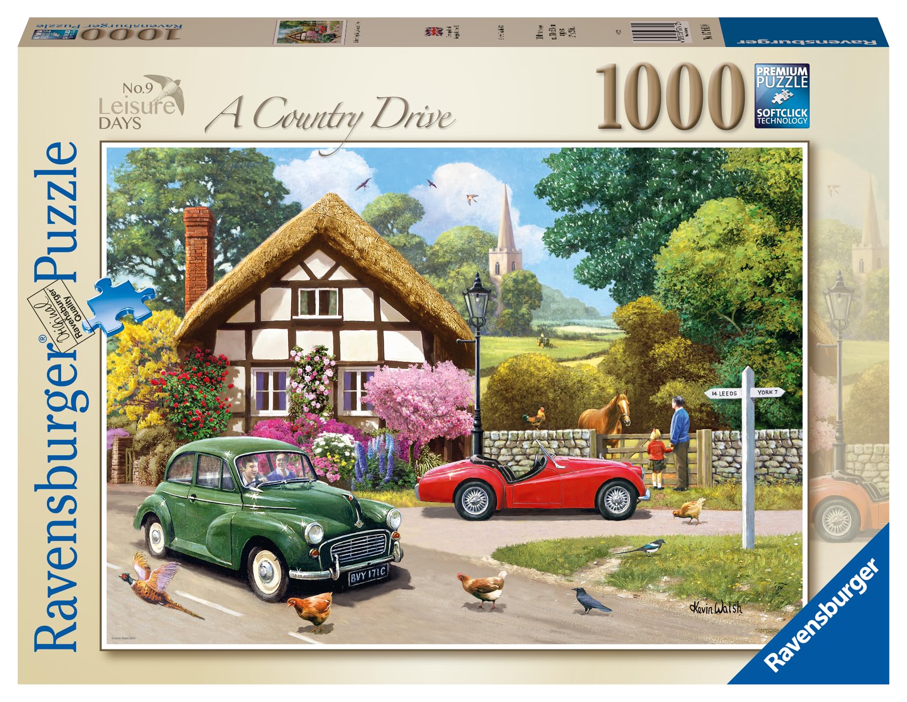 Ravensburger Leisure Days No. 9 A Country Drive 1000 Piece Jigsaw Puzzles for Adults and Kids Age 12 Years Up โ image 1