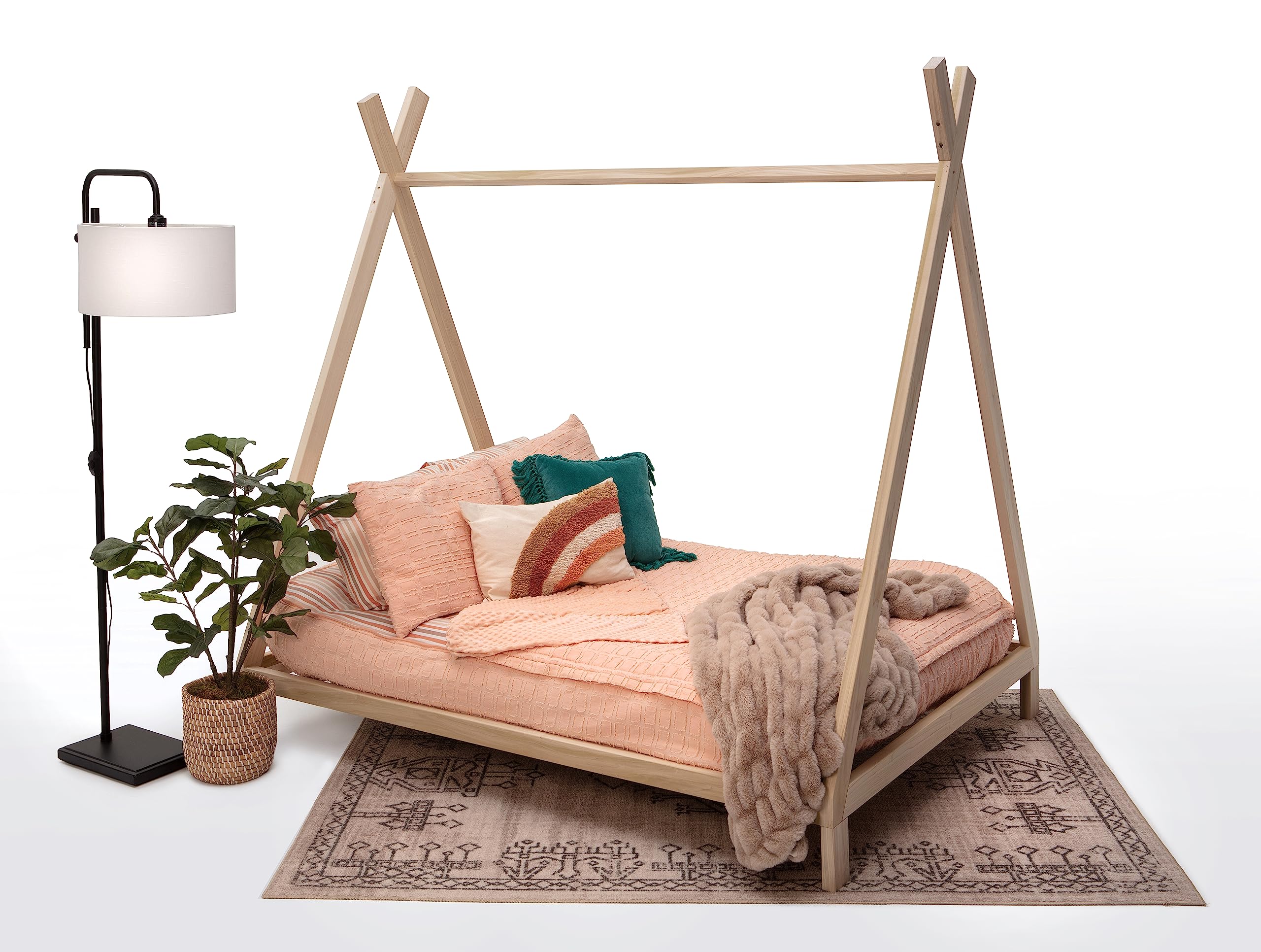 Photo 1 of American Furniture Classics Model Full Teepee Full Size Teepee Bed with Raised Base