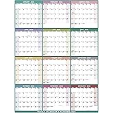 Yearly Wall Calendar 2026 - Large Yearly Calendar 2026 Vetical, Jan 2026 - Dec 2026, 33.7" x 45.1" (Open), 2026 Calendar, Large Wall Calendar 2026, Full Year Paper Calendar with Notes, Thicker Paper, Multi