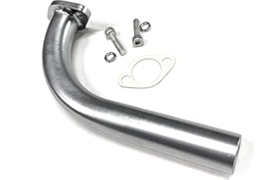 ARSPORT Exhaust Pipe Header For: Lifan 3HP,Monster moto 80cc,Go Kart and mini bikes. (NOT FOR PREDATOR 79CC OR COLEMAN 3HP ENGINES)