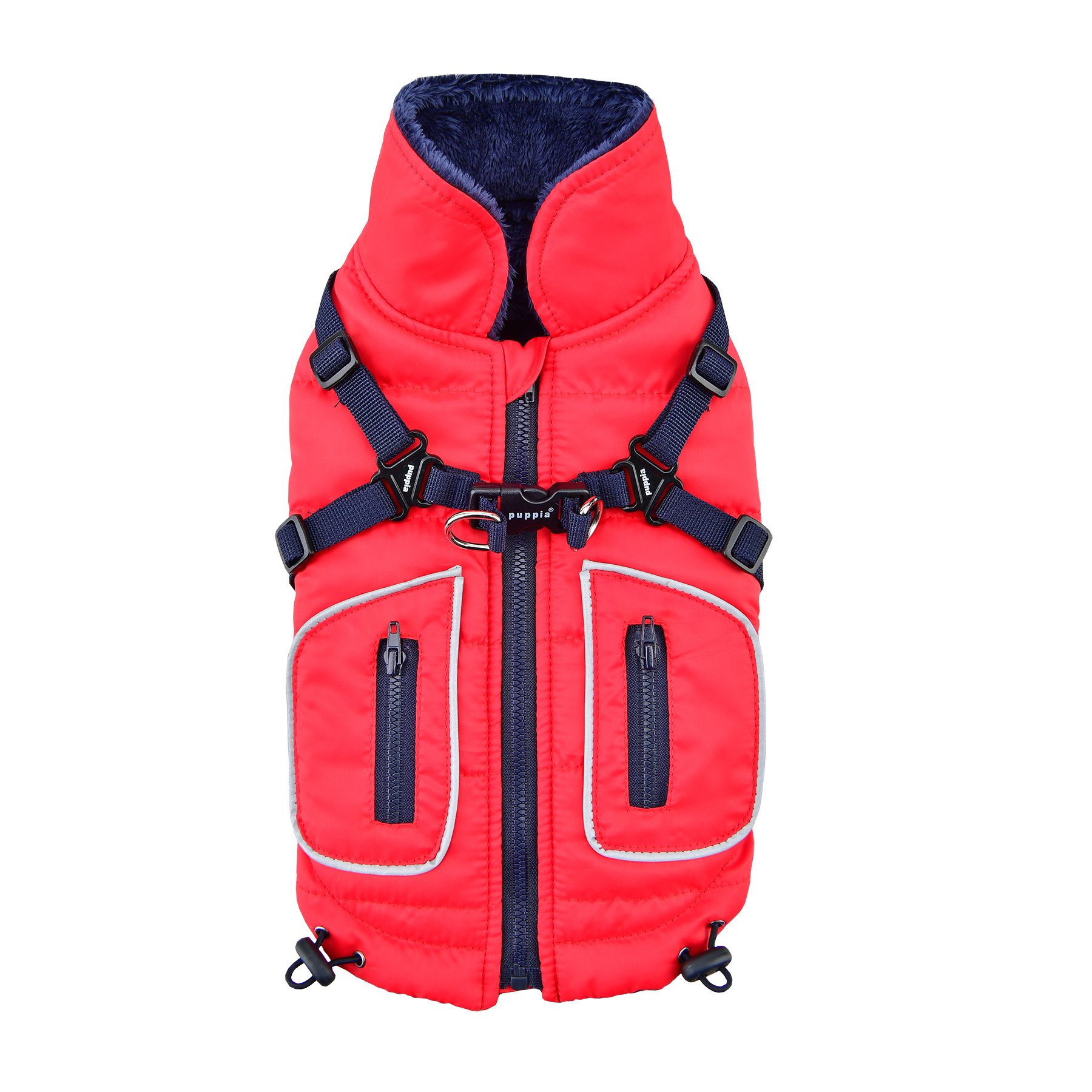 Puppia Pioneer Pet Coat, XX-Large, Red