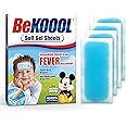 BeKoool Soft Cooling Gel Sheets for Kids, 4 Count