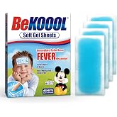 BeKoool Kids Cooling Gel Patches, Relief from Fever Discomfort, 4 Count | Immediate cooling relief for fever discomfort. Cools up to 8 hours. Ready-to-use. Drug-free. Safe to use with medications.
