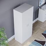 Vida Designs Riano 2 Door Wardrobe White 170H x 76W x 53D cm view 8