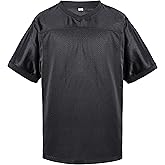 Men's Blank Football Jersey 90s Hip Hop Plain Mesh Sports Shirt Custom Practice Football Jersey S-3XL