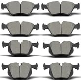 DYZJKWJW D683 D946 Front Rear Ceramic Brake Pads Set Fit For BMW For 2001-2006 330Ci,For 2001-2005 330i/330Xi,For 2004-2010 X3