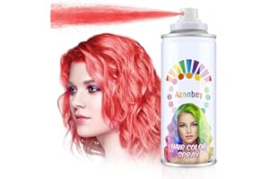Azonbey Kids Temporary Hair Color Spray and Disposable Pomades - Natural Washable Gel Cream for Strong Style (#Fire Red)