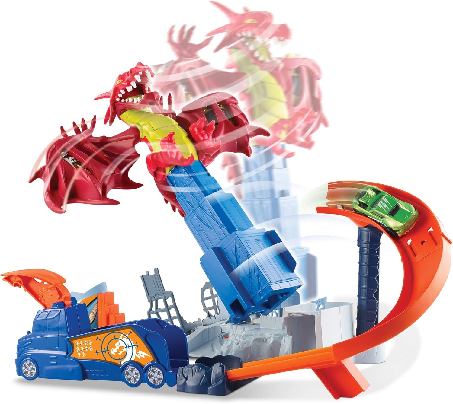 hot wheels dragon smash showdown