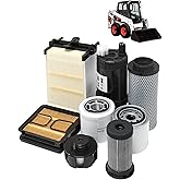 Filter Service Kit Compatible with Bobcat S450 S510 S530 S550 S570 S590 | S595 S630 S650 T450 T550 T590 T595 T630 T650, Replacement Part Number 7286322 7221934 7023589 6692337 6727475