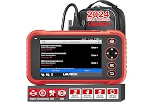 LAUNCH OBD2 Scanner CRP123i Elite Code Reader, 2024 Lifetime Free Update Car Diagnostic Tool for Multi Systems with Oil Reset, SAS Reset, Throttle Adaptation, FCA SGW, Battery Test, Auto VIN