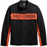 Harley-Davidson Men's Embroidered Fleece Jacket, Black - 99087-20VM