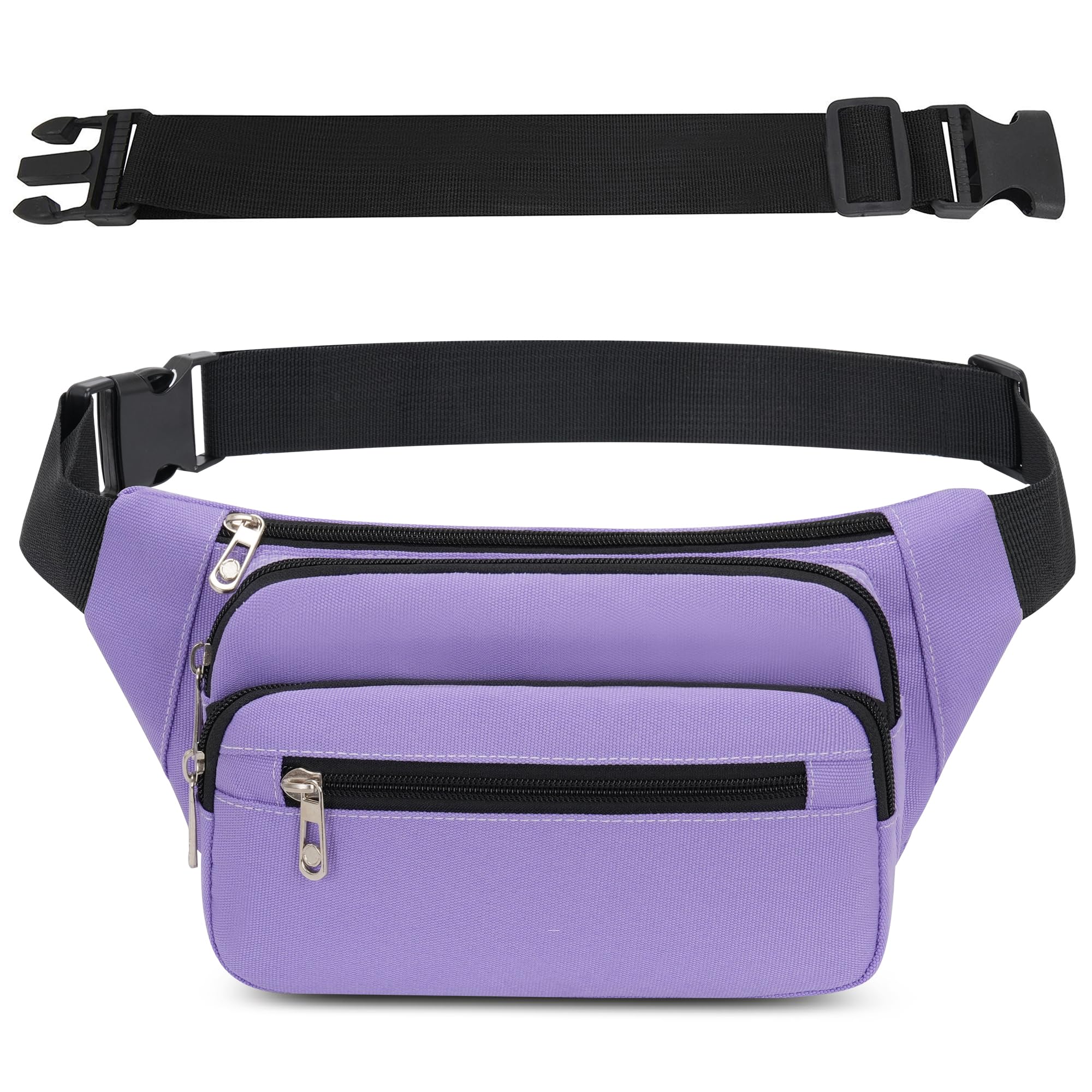 IHIGOGOFA Bumbags Waist Fanny Pack Fashion Bum Bag with 65cm Extended Belt for Dog Walking Climbing Hiking Travel Cycling Girls Ladies Men Women