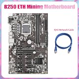 Nicfaky B250B ETH Mining Motherboard LGA1151 DDR4 12X GPU Slot MSATA SATA3.0 view 4