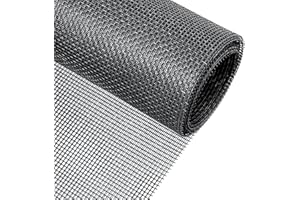 XIZAO Pet Proof Window Screen Replacement Adjustable Fiberglass Screen Repair Kit 47.2 x 98.4 Inch Insect Screen Net Sliding Mesh Roll for Door Patio Porch Windows