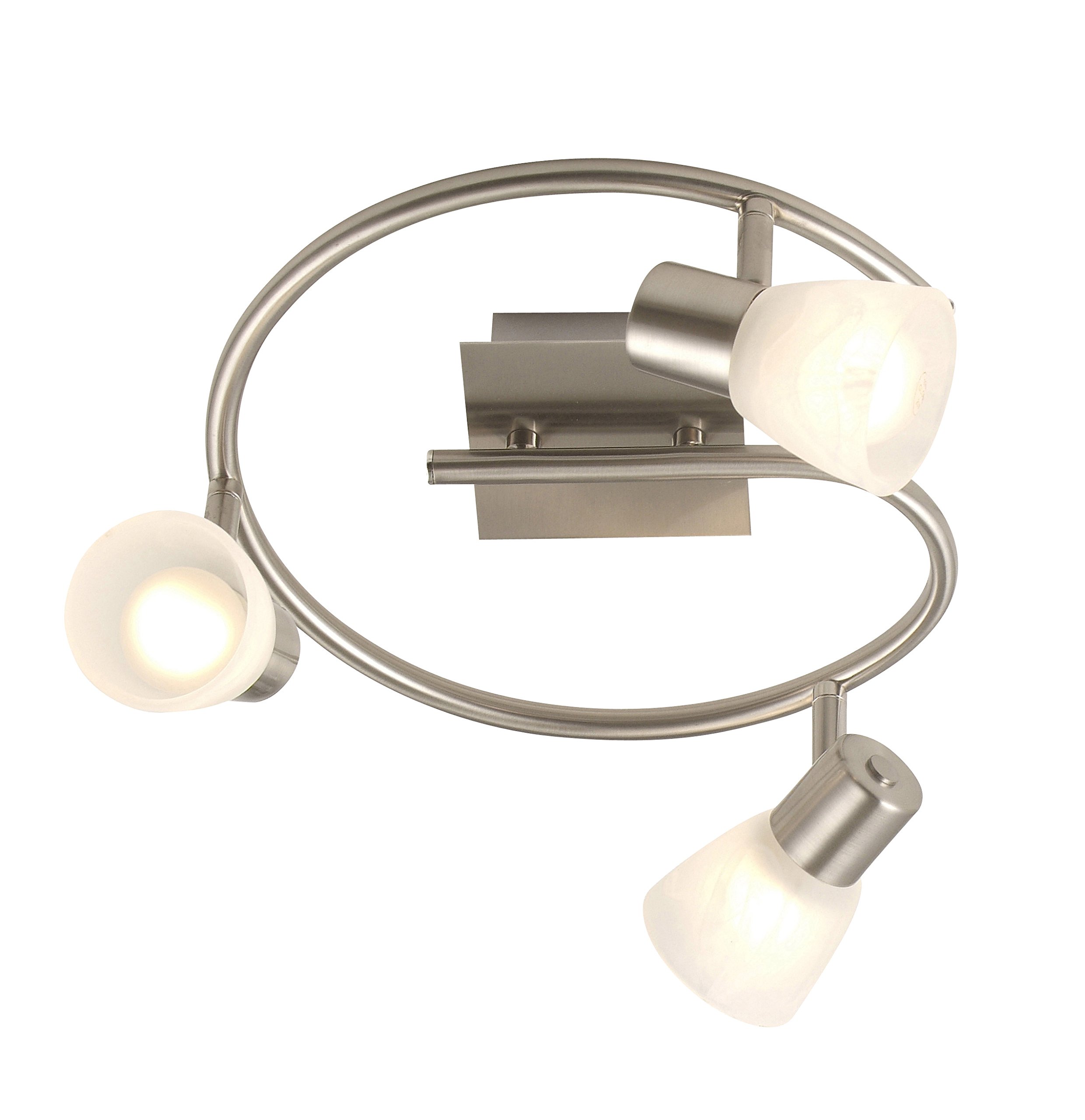 globo Parry Ceiling Lamp Nickel Matt