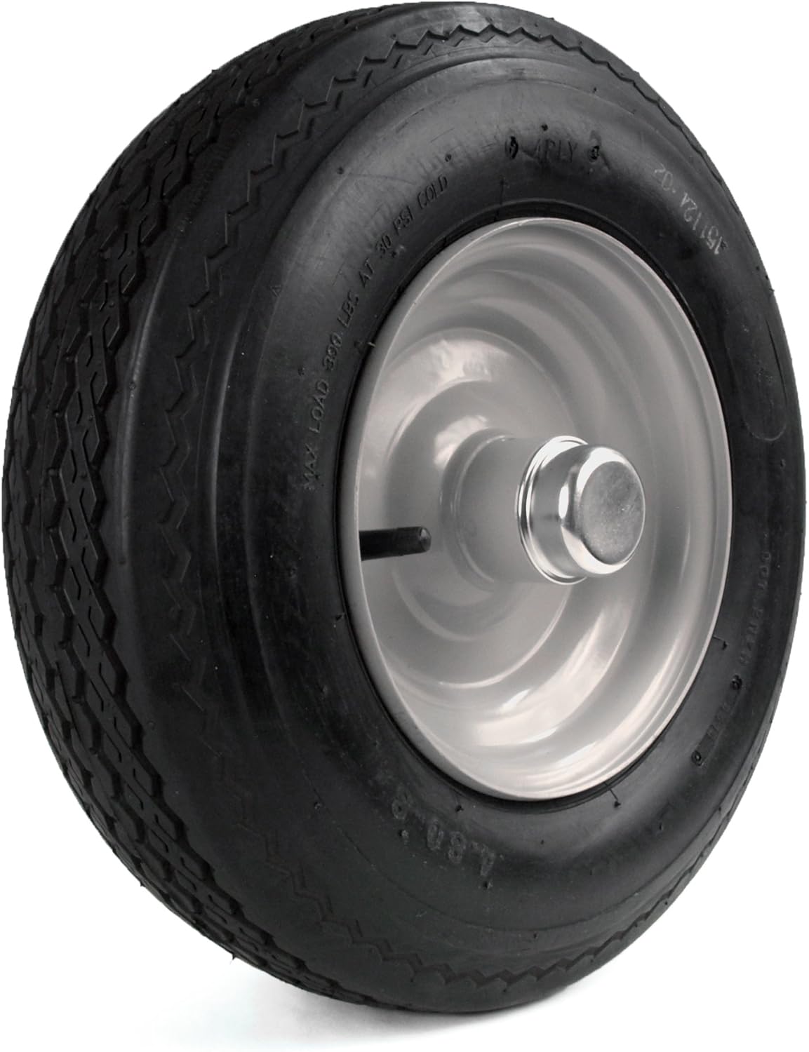 Martin Wheel Log Splitter Wheel Gray Painted Finish Cap