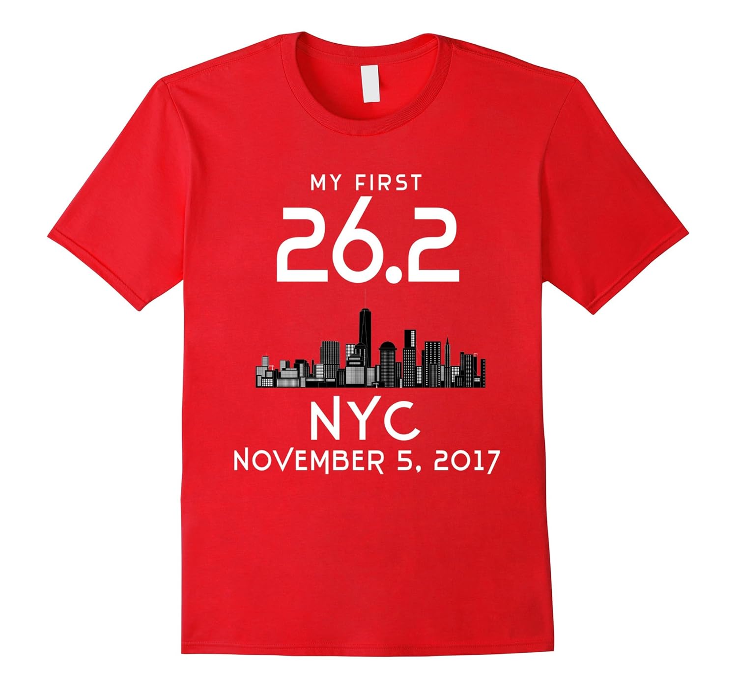 Marathon Runner Gift T-Shirt NYC 26.2 New York City Running-ANZ