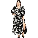City Chic Women's Plus Size Maxi Dress - Jolene Print