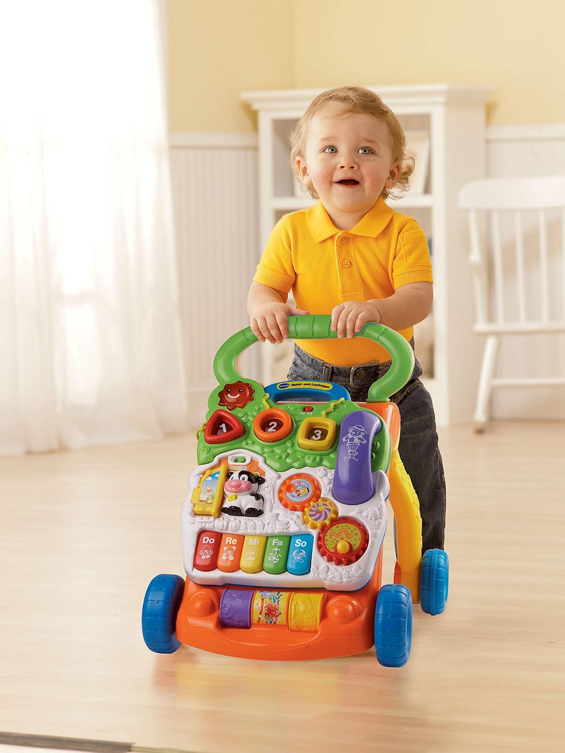 Vtech Baby Play and Walker - Walker with Adjustable Speed, Music and Removable Game Board - For Children from 12-36 Months - Image 3