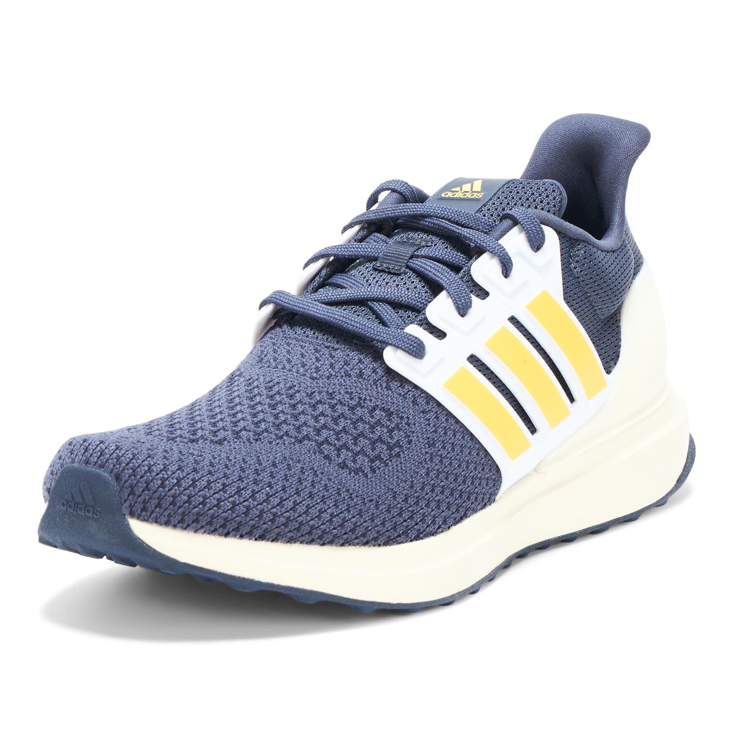 adidas Men’s UBounce DNA Sneaker, Shadow Navy/Utility Yellow/Ivory, 11.5