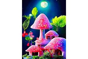 LUNYLOER Diamond Painting, DIY Diamond Painting Kits for Adults, 5D Full Drill Embroidery Cross Stitch Crystal Rhinestone Paintings Art Kits for Home Wall Decor 12x16inch