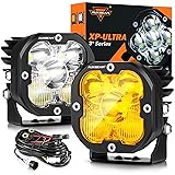 Auxbeam 3 Inch Led Pods Amber Fog White Off Road