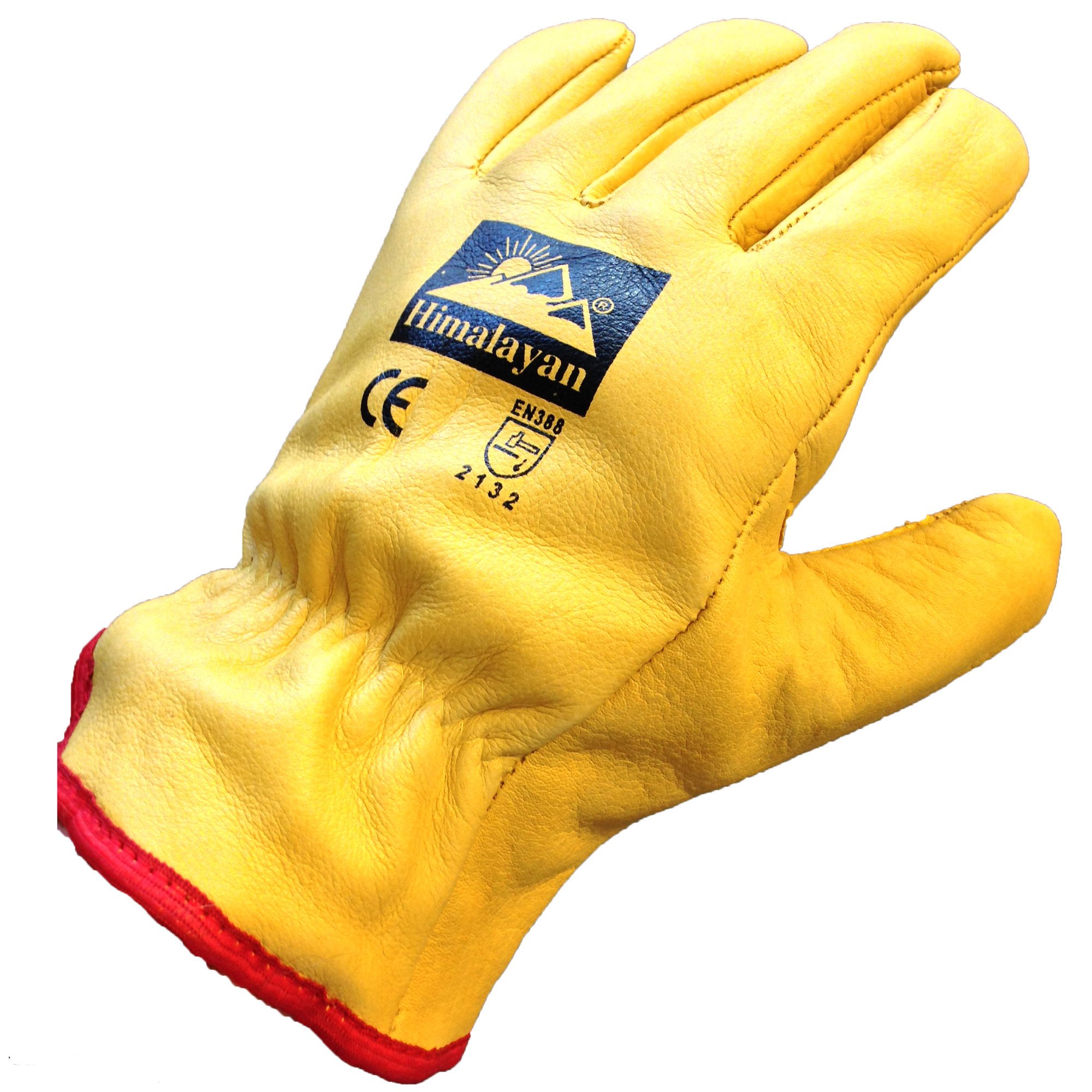 Himalayan H310 Fleece Lined Leather Winter Thermal Cold Work Drivers Gloves PPE (Size 10 - X-Large)