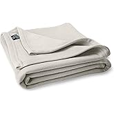 MV Sport Lightweight Sweatshirt Blanket Throw – Warm & Cozy, Breathable Oversized Fleece Knit, Couch, Bed, Travel, Cold Nights, and Outdoors – Soft Light Weight Blanket 54" x 84" Oatmeal