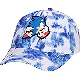 Accessory Supply Boys Sonic Hat for Kids, Sonic The Hedgehog Baseball Hat with Adjustable Velcro Back, Cotton Breathable Cap