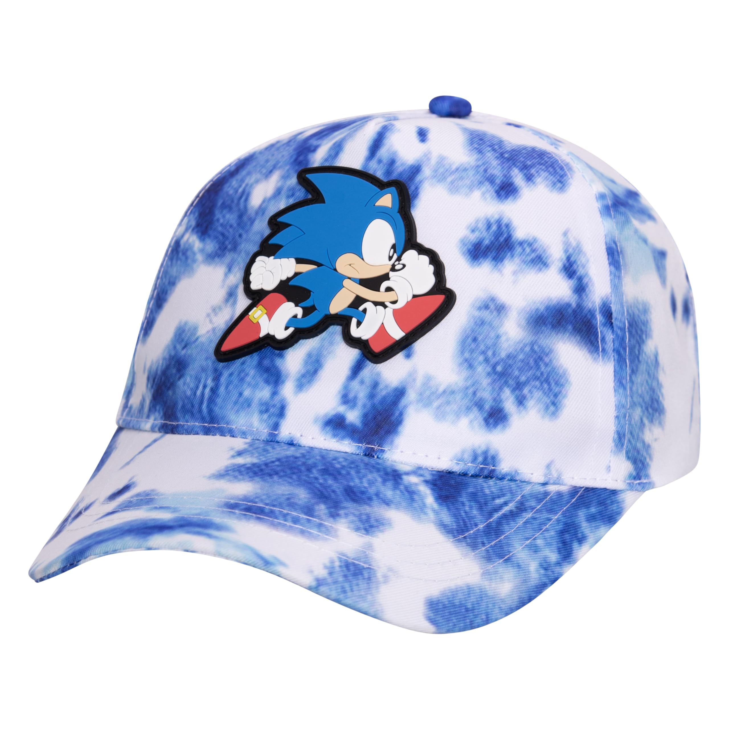 Photo 1 of Accessory Supply Boys Sonic Hat for Kids, Sonic The Hedgehog Baseball Hat with Adjustable Velcro Back, Cotton Breathable Cap