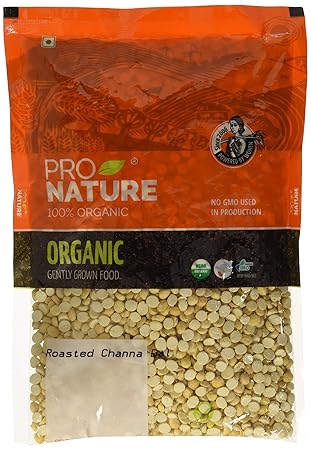 Pro Nature 100% Organic Roasted Channa Dal, 500g
