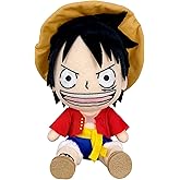 Great Eastern Entertainment One Piece: Monkey D. Luffy (Zou Arc) Sitting Plush 8" H