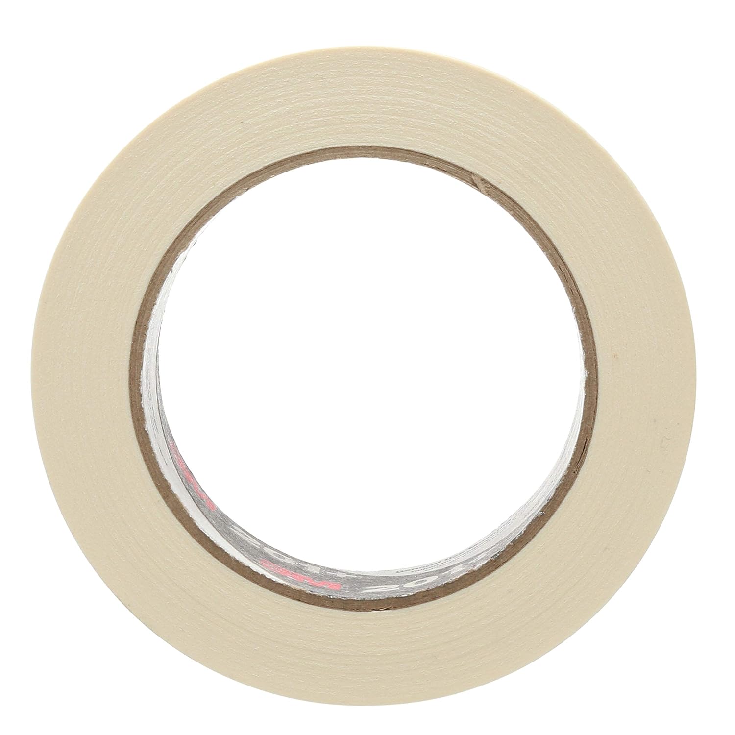 3M General Use 201+ Masking Tape - 6 in. (W) x 180 ft. (L) Crepe Masking Tape Roll with Solvent Free Rubber Adhesive: Industrial & Scientific