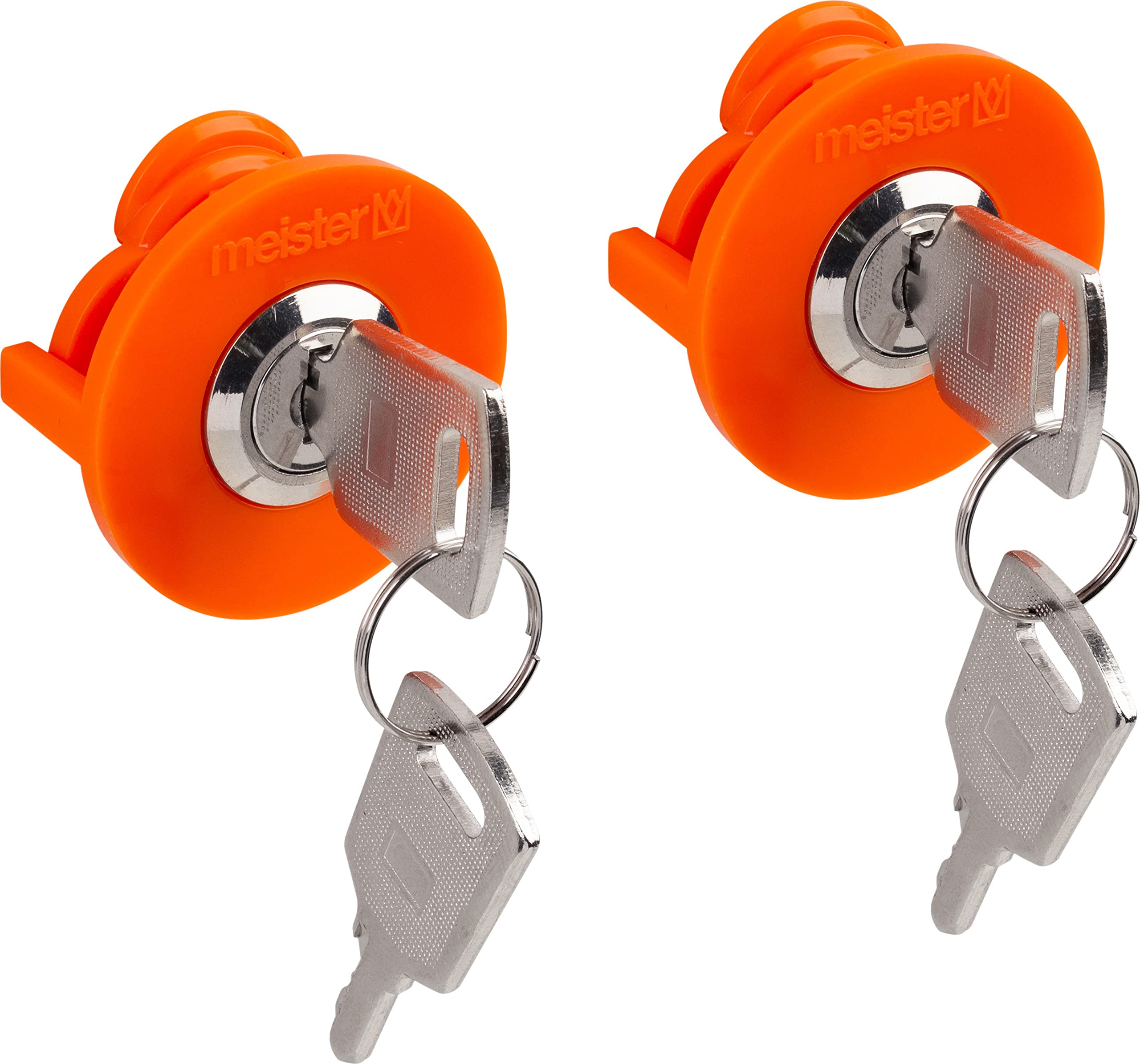 Meister Socket Lock for Earthed Contact Sockets – Includes Four Keys – Different Locking – For Standard Schuko Plug/Socket Protection/Protection Against Energy Theft / 7407130