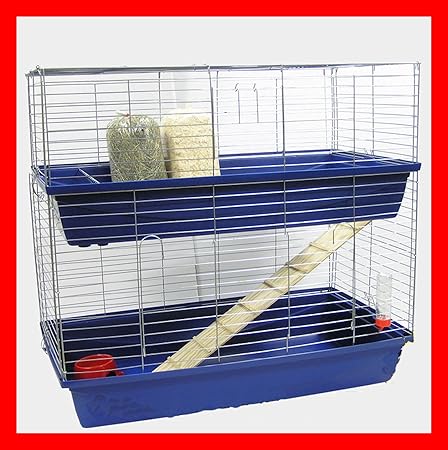 Heimtiercenter XXL 1m doppel Hasenkäfig Meerschweinchenkäfig