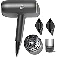 T3 Featherweight StyleMax Professional Ionic Hair Dryer with Custom Heat Automation & 4 Attachments,Fast Drying,Lightweight with 5 Heat & 3 Speed Settings,2 Concentrators,Diffuser & Smoothing Comb
